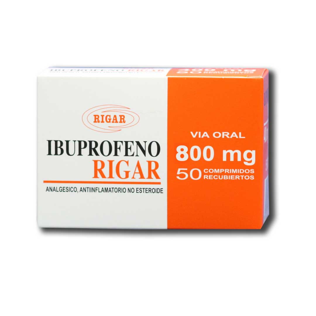 Ibuprofeno Rigar 800 mg Laboratorios Rigar